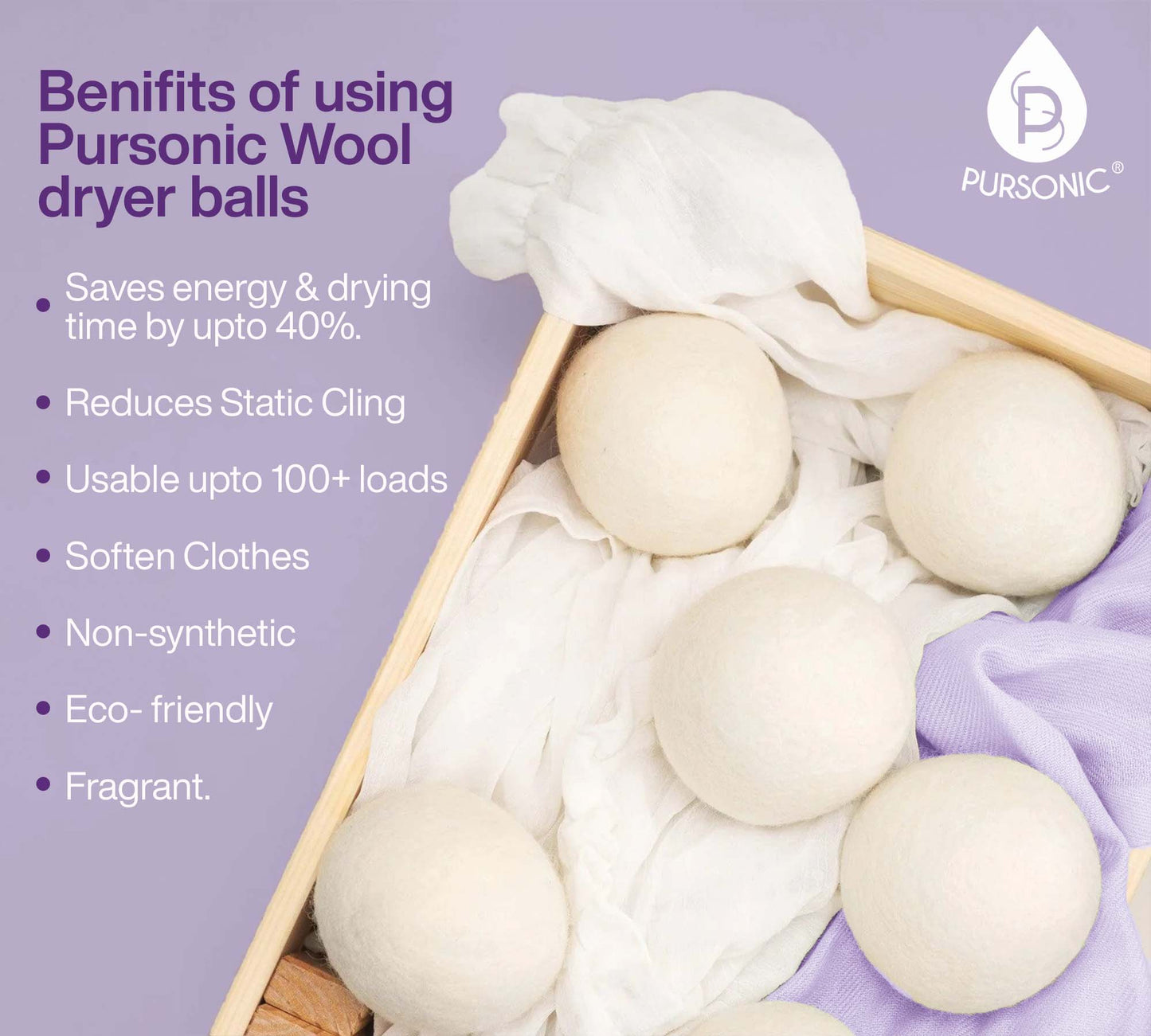 Scented Dryer Balls With Refill